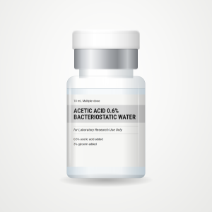 Acetic Acid 0.6% Bacteriostatic Water — 10 mL Multiple-Dose Vial